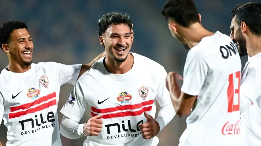 أحمد شريف يضيء المباراة بهدف رائع للزمالك في الثانية 45 ضد الجيش الرواندي