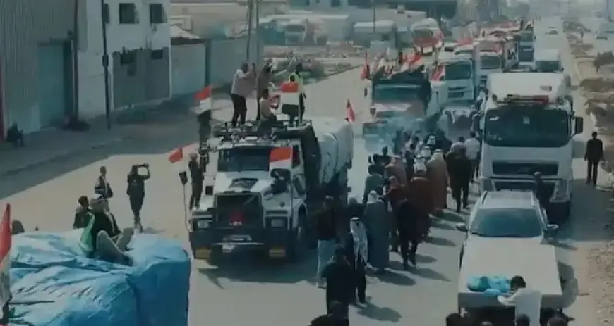 الهلال الأحمر المصري يرسل 280 شاحنة دقيق وسلال غذائية لتعزيز مخابز غزة