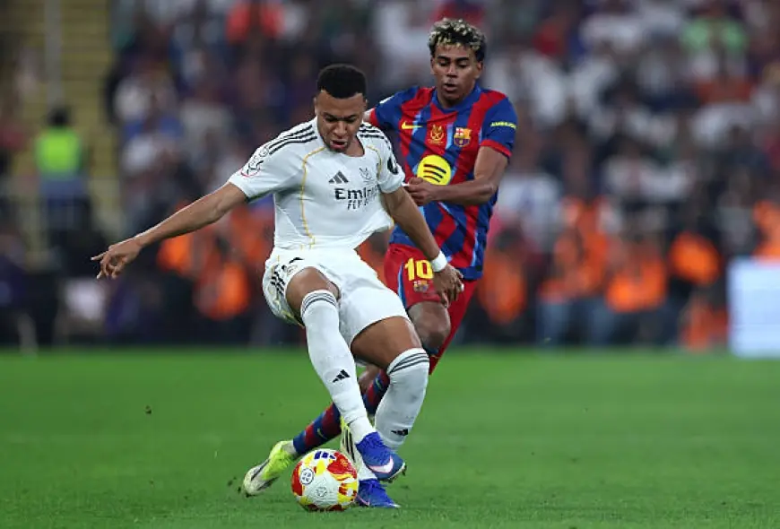 مبابي يتألق في هجوم ريال مدريد ضد برشلونة في الكلاسيكو المرتقب
