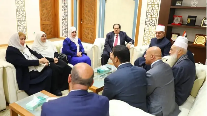 مفتي الجمهورية يلتقي بالنائب محمد أبو العينين في زيارة هامة