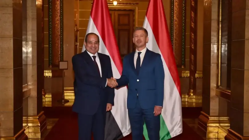 الرئيس السيسى يشدد على تعزيز العلاقات بين مصر والمجر