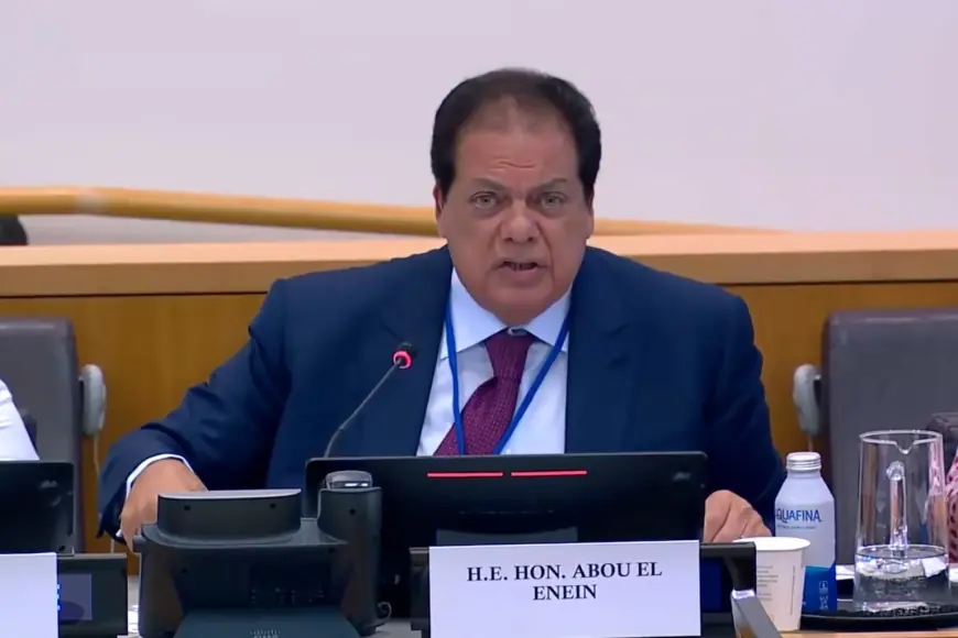 كلمة النائب محمد أبو العينين خلال تكريم المؤسسة العالمية للثقافة والتراث في إيطاليا