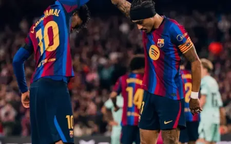 سداسية برشلونة تكتسح ألافيس وتمنح الفريق صدارة الدوري الإسباني