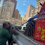 حملة موسعة بحى الإسكندرية لتطبيق الإجراءات الوقائية