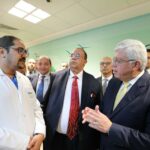 وزير التعليم العالي يزور مستشفى شفر عمان لعلاج سرطان الأطفال بالأقصر