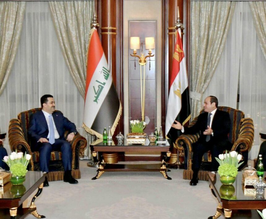 الرئيس السيس يستقبل اليوم رئيس الوزراء العراقي