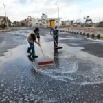 رفع مياه الأمطار بمدن كفر الشيخ.. والمحافظ يعلن حالة الطوارئ