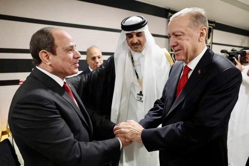 وزير الخارجية التركي: الترتيب لعقد قمة مشتركة بين الرئيس السيسي وأردوغان