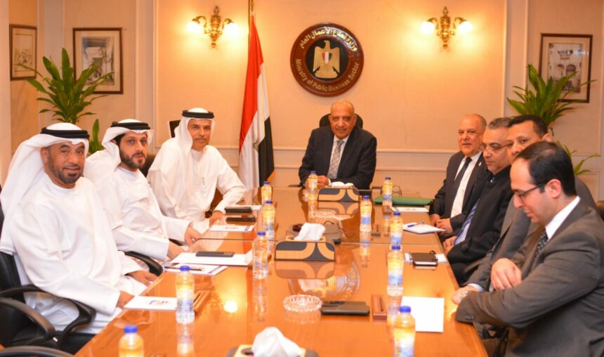 وزير قطاع الأعمال العام يستقبل الرئيس التنفيذي لشركة الإمارات العالمية للألمنيوم