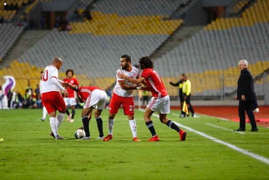 باهر المحمدي يسجل هدف تقدم الفراعنة أمام تونس