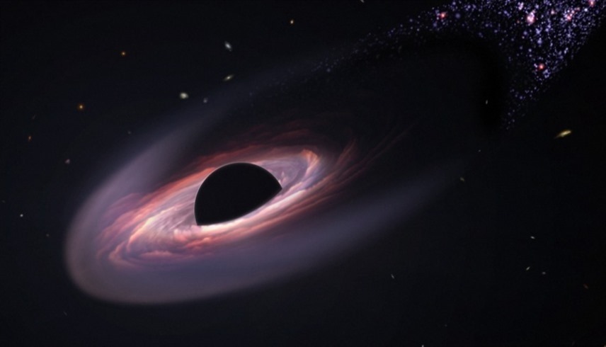 ناسا: اكتشف ثقب أسود عملاق يتحرك بسرعة عالية عبر الفضاء